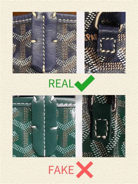 how to spot fake goyard|authentic goyard handbags.